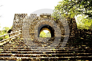 The Ershawan Fort is a traditional Chinese-style fort building located in Keelung, Taiwan