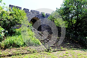 The Ershawan Fort is a traditional Chinese-style fort building located in Keelung, Taiwan