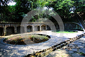 The Ershawan Fort is a traditional Chinese-style fort building located in Keelung, Taiwan