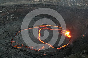 The Erta Ale lava lake