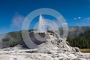 Eruption of Castle Geyser