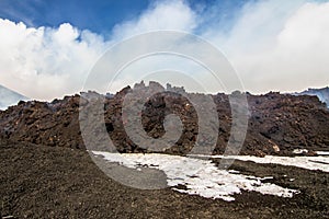 Eruption etna photo