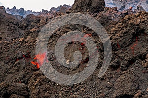 Eruption etna photo