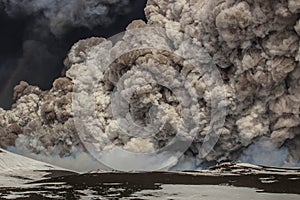 Eruption etna photo