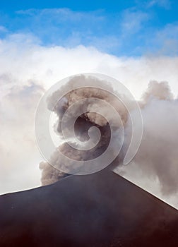 Eruption of Mount Yasur photo