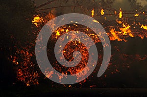 Eruption on Reunion island 3