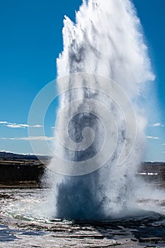 Eruption of Strokkur - Iceland's Dynamic Wonder