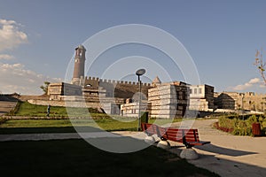 Erzurum Castle Turkish: Erzurum Kalesi. Turkey travel, Erzurum travel islamic ancient building. Erzurum, in Turkey  9. 15. 2020