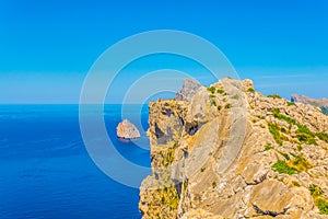 Es Colomer islet near cap formentor at Mallorca, Spain