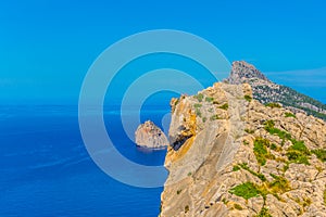 Es Colomer islet near cap formentor at Mallorca, Spain