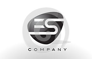 ES Logo. Letter Design Vector.