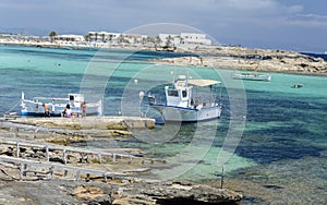 Es Pujols beach, Formentera, Spain