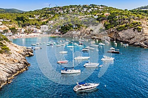 Es vedra island of Ibiza Cala d Hort in Balearic islands