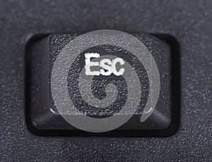 ESC button on keyboard of computer