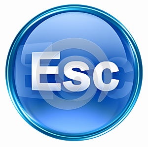 Esc icon blue