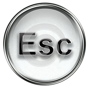 Esc icon grey