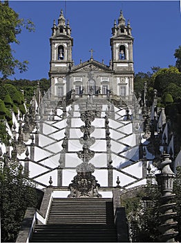 Escadaria da Igreja de Bom Jesus de Braga - Portugal