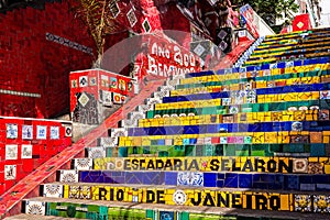 Escadaria Selaron in Rio de Janeiro photo