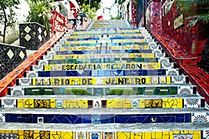 Escadaria Selaron - stairway Selaron, Rio de Janeiro photo