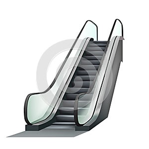 Escalator Airport Electronic Equipment Vector