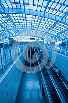 Escalator in capital airport express station