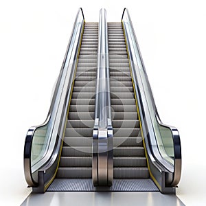 Escalator front view