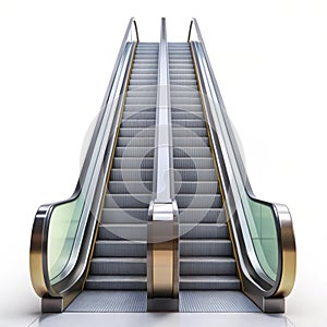 Escalator front view