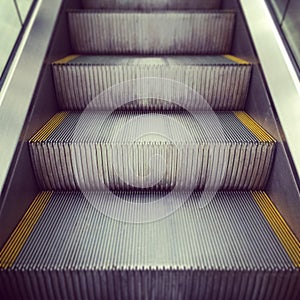 Escalator going up