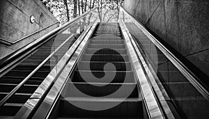 Escalator for people