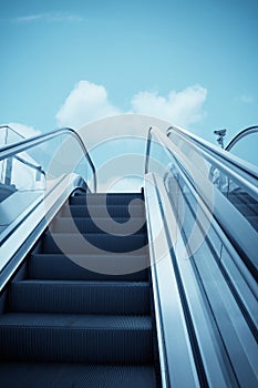 Escalator to the sky photo