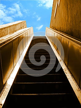 Escalator to the sky