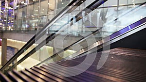 Escalator Walkway In Airport