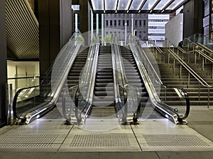 Escalator at Wynyard Walk, Wynyard station, Sydney