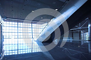 Escalators in exhibition