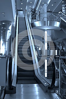 Escalators and stairs ,Domoded photo