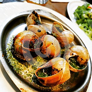 Escargots a la Bourguignonne