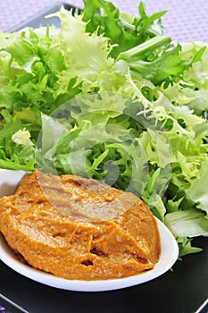 Čekanka omáčka typický salát Katalánsko 
