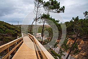 Escarpas footbridge in Torres Vedras Portugal photo