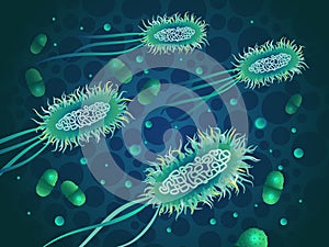 Escherichia coli virus photo