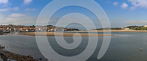 The Escudo estuary in the Atlantic Ocean, San Vicente de la Barquera, Spain