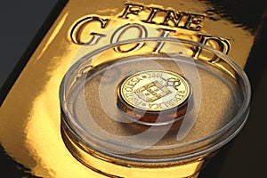1 Escudo gold coin photo