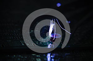 ESD sparks over RF electronics components