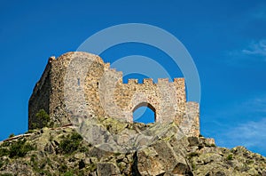 Kov Kalesi, ancient ruined Byzantine castle in Turkey photo