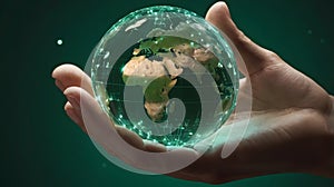 ESG icon concept. Environment, society and governance. photo