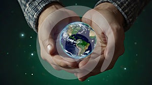 ESG icon concept. Environment, society and governance. photo