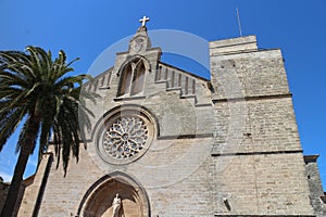 EsglÃÂ©sia de Sant Jaume d`AlcÃÂºdia, Alcudia, Mallorca photo