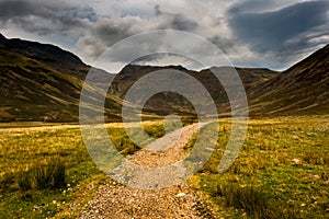 Esk Hause and Scafell Pike