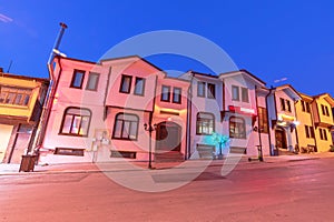 Eskisehir historic district Odunpazari at night