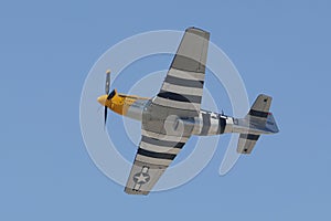 North American P-51D Mustang display in Sivrihisar SHG Airshow