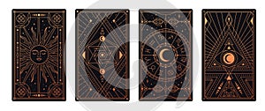 Esoteric tarot card set